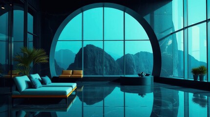 Room with mountain view
