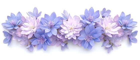 Fototapeta premium Pastel Flowers Arrangement