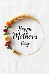 Minimalist Mother's Day Poster Design