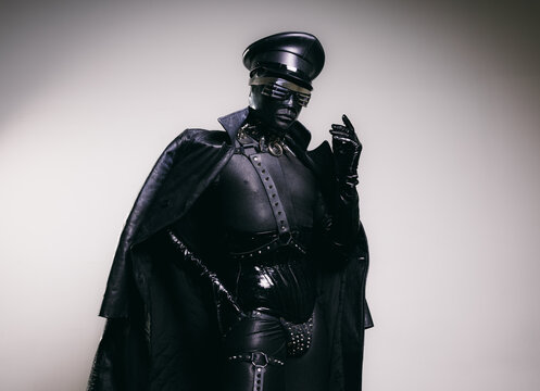 Futuristic and Edgy Costume with Industrial Accessories