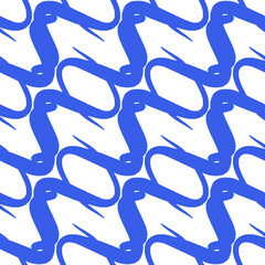 Seamless pattern with a simple abstract drawing