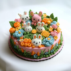 easter eggs and easter bunny