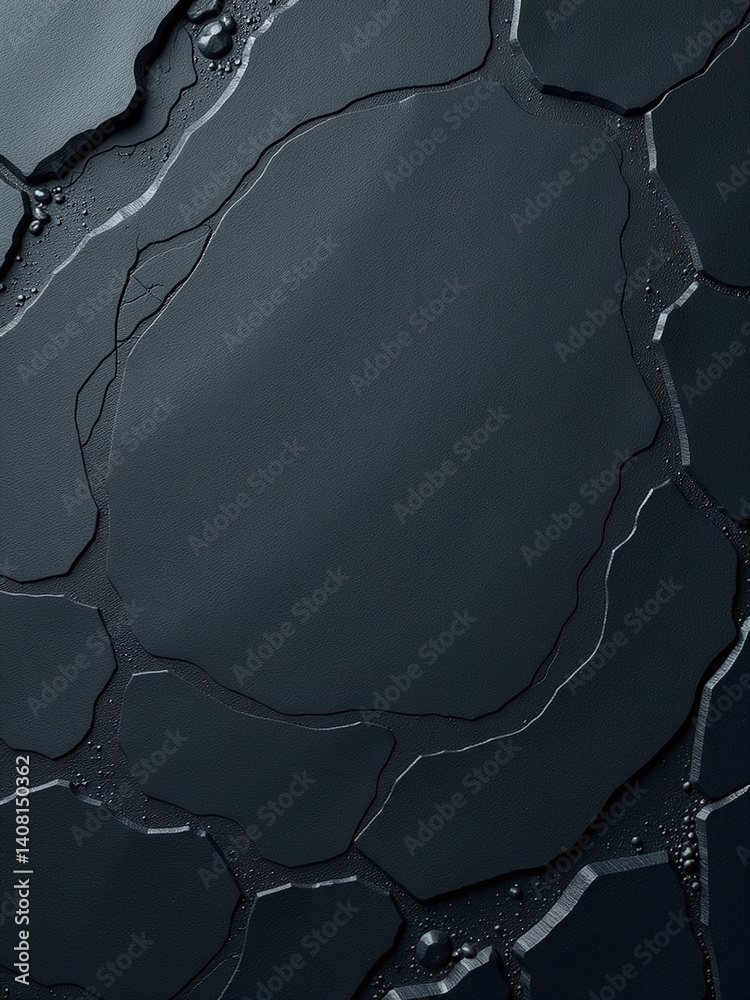 Aufkleber Dark Stone Textured Background With A Copy Space For Design Elements And Typography In A Web Banner Context.