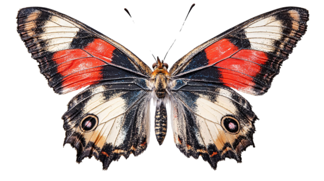 Butterfly for Insect and Nature Decor - Isolated on White Background