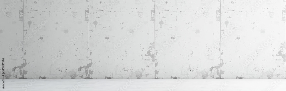 Poster light gray cement background with textured white concrete wall and ample space for design elements a