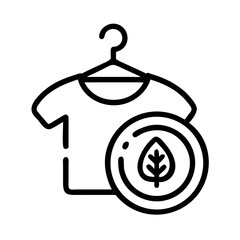 Sustainable Fashion Icon Featuring Eco-Friendly T-Shirt Design  