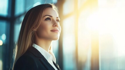 Confident financial advisor in professional attire, representing trust and expertise in wealth management
