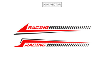 car wrapping decal vector. modern decals for cars. vector template