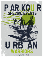 Tropical Surf paradise typography retro funny surf board design
