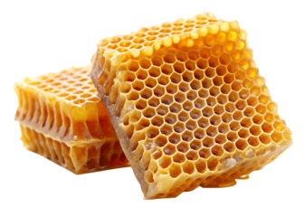 Honeycombs isolated on white background PNG