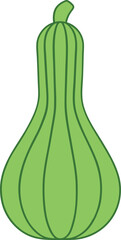Bottle Gourd Vegetable Icon