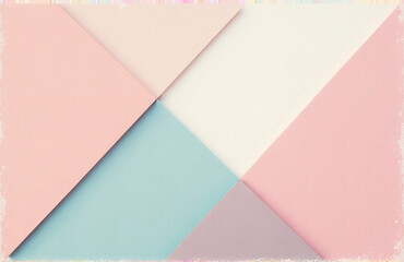 Obraz premium Soft Pastel Colors In A Geometric, Diagonal Design With Grainy Texture And Subtle Color Gradient Create An Abstract, Vintage Feel.