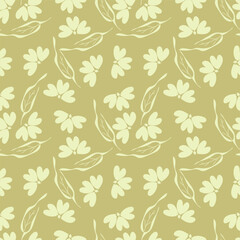 seamless flower pattern on background