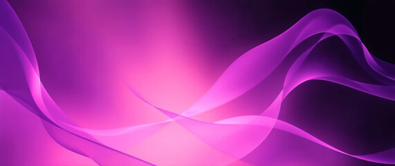 Abstract purple waves flowing seamlessly in digital space