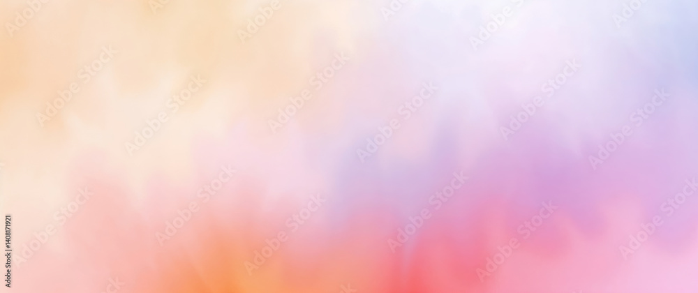 Aufkleber pastel colors creating a soft and dreamy background