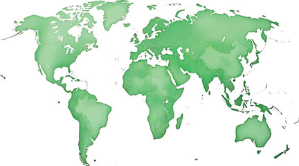 World map vector states border geography continent global business travel flat graphic earth globe planet worldwide