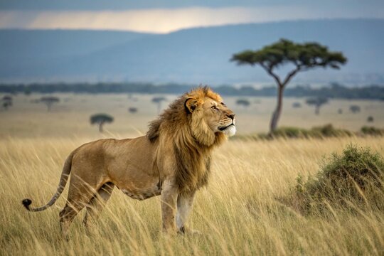 lion prompts image