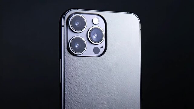 Animation of a smartphone. 3D rendering. Mock up for advertising your application or product. Close-up Product Shot