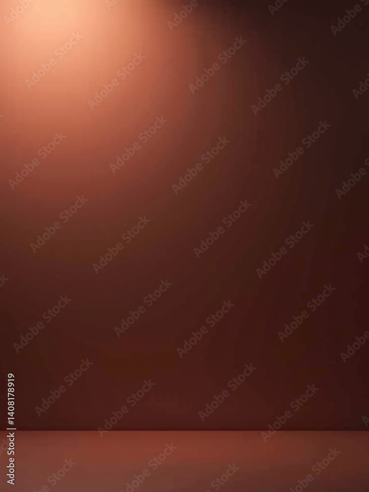 Aufkleber Wide Panoramic Web Banners And Headers Can Feature A Dark Copper Colored Gradient Background With Ample Space For Design.