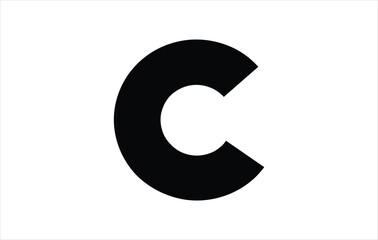 Fototapeta premium Elegant Letter C logo Vector Template Initial Letter C Logo Design. Creative And Modern C logo