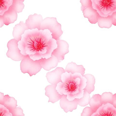 Delicate pink blossoms in a soft watercolor style, a gentle floral pattern perfect for springtime elegance.