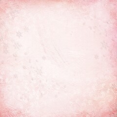 Soft pink winter background with subtle snowflakes and textured gradient, romantic Christmas backdrop with copy space ideal for holiday cards, invitations and seasonal designs.