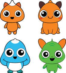 Fototapeta premium Cute cupuaçu cartoon vector
