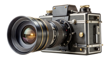  professional film camera isolated on white background PNG