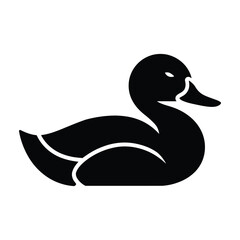 Duck Silhouette Vector silhouette