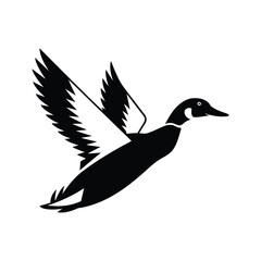 Duck Silhouette Vector silhouette