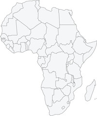 Detailed national location map of MAURITIUS within the great continent of Africa