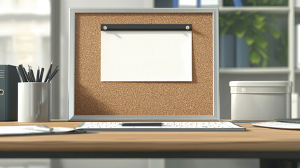 Office organization tips workspace image modern environment desk view productivity concept