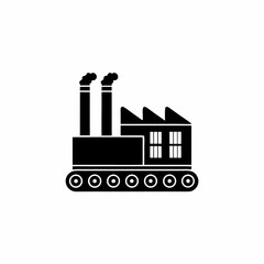 Obraz premium creative details Factory Icon Vector Illustration