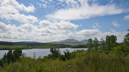 Landscape in the Brecon Beacons National Park in Wales.