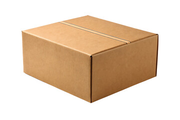 "Corrugated Cardboard Box with Seam &ndash; Plain Surface and Durable Structure Ideal for Secure Packaging and Shipping"