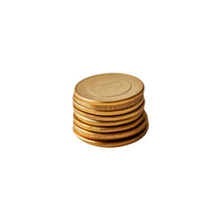 Stack of Gold Coins - Wealth, Finance, and Prosperity Concept