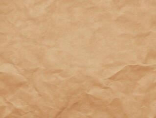 Obraz premium Crumpled Brown Paper Texture Background