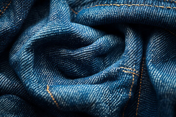 High-quality jeans mock-up featuring stylish denim with customizable design elements, perfect for showcasing branding, textures, and stitching details.