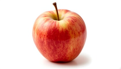A single fruit, such as an apple or a peach, is intricately depicted in a hyper realistic style on a white background