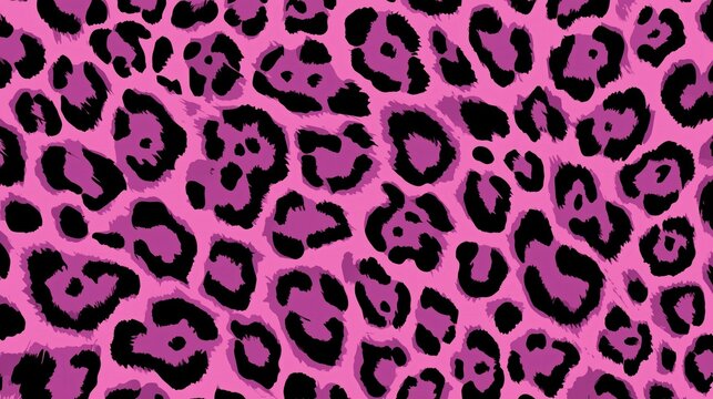leopard pattern pink background seamless pantone animal print fashion texture bold modern graphic surface