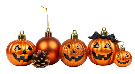 halloween decoration transparent PNG elements, halloween decoration isolated on transparent background, halloween ornaments isolated on transparent background
