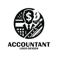 Accountant Vector Logo Design