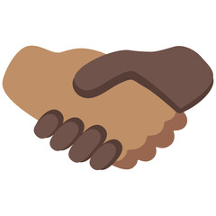 Handshake: Medium and Dark Skin
