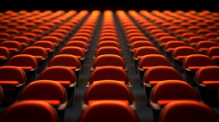 Empty Theater Seats, Auditorium View