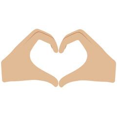 Heart Hands: Medium-Light Skin
