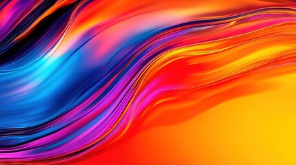 Obraz premium Close-up of a cellphone with multi-colored wave design on its back