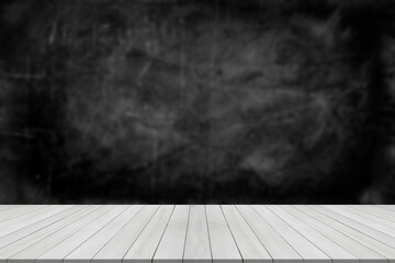 Background of barrel and worn old table of wood