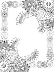 PrintFlowers Coloring Pages For Adules