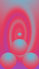 Nostalgic visual pattern with clean symmetry.