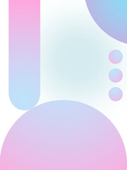 Peaceful visual rhythm with gradient blends.